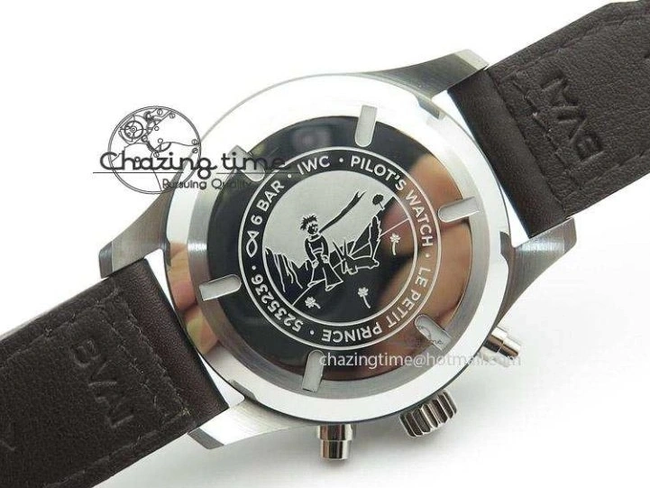 MIROTIME 0508 Pilot Chrono 377706 “Le Petit Prince” V6F Best Edition Blue Dial on Brown Leather Strap A Colorful 7387